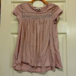 LOFT babydoll women’s top size small